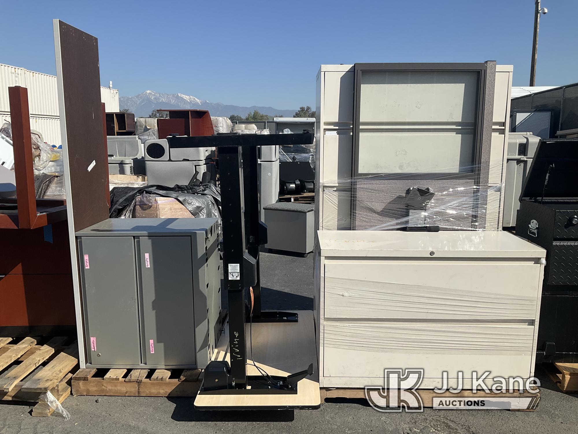 (Jurupa Valley, CA) 8 Pallets Of Office Equipment (Used) NOTE: This unit is being sold AS IS/WHERE I