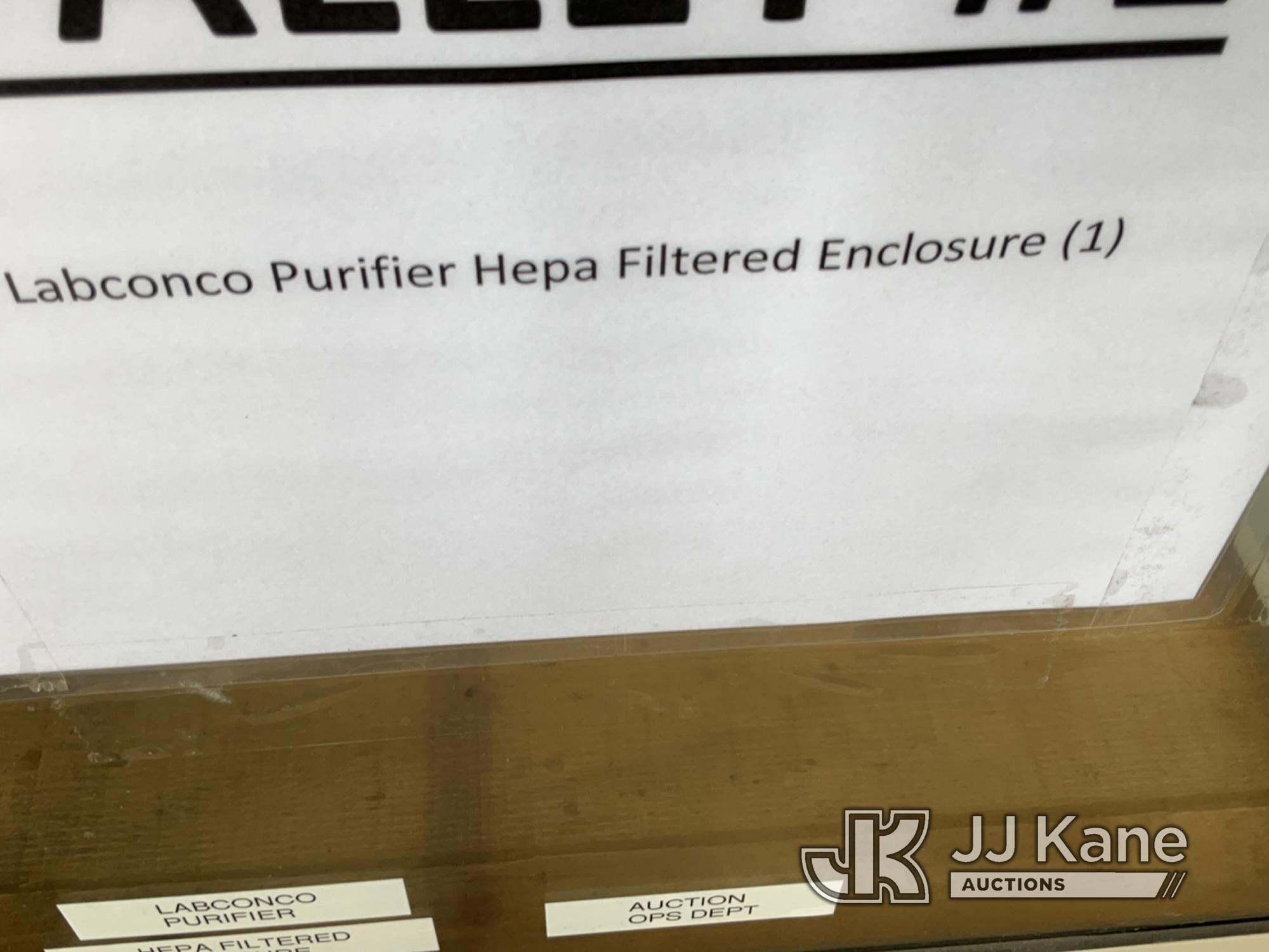 (Jurupa Valley, CA) Purifier HEPA Filtered Enclosure (Used) NOTE: This unit is being sold AS IS/WHER