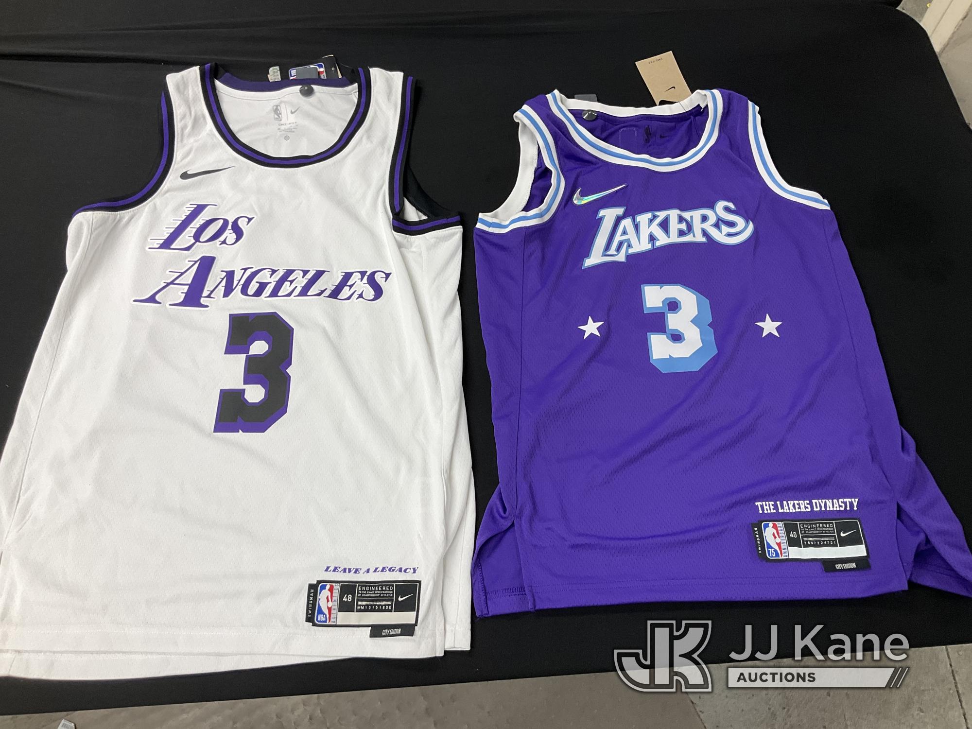 (Jurupa Valley, CA) Lakers Jerseys Sizes Small &Large (New) NOTE: This unit is being sold AS IS/WHER