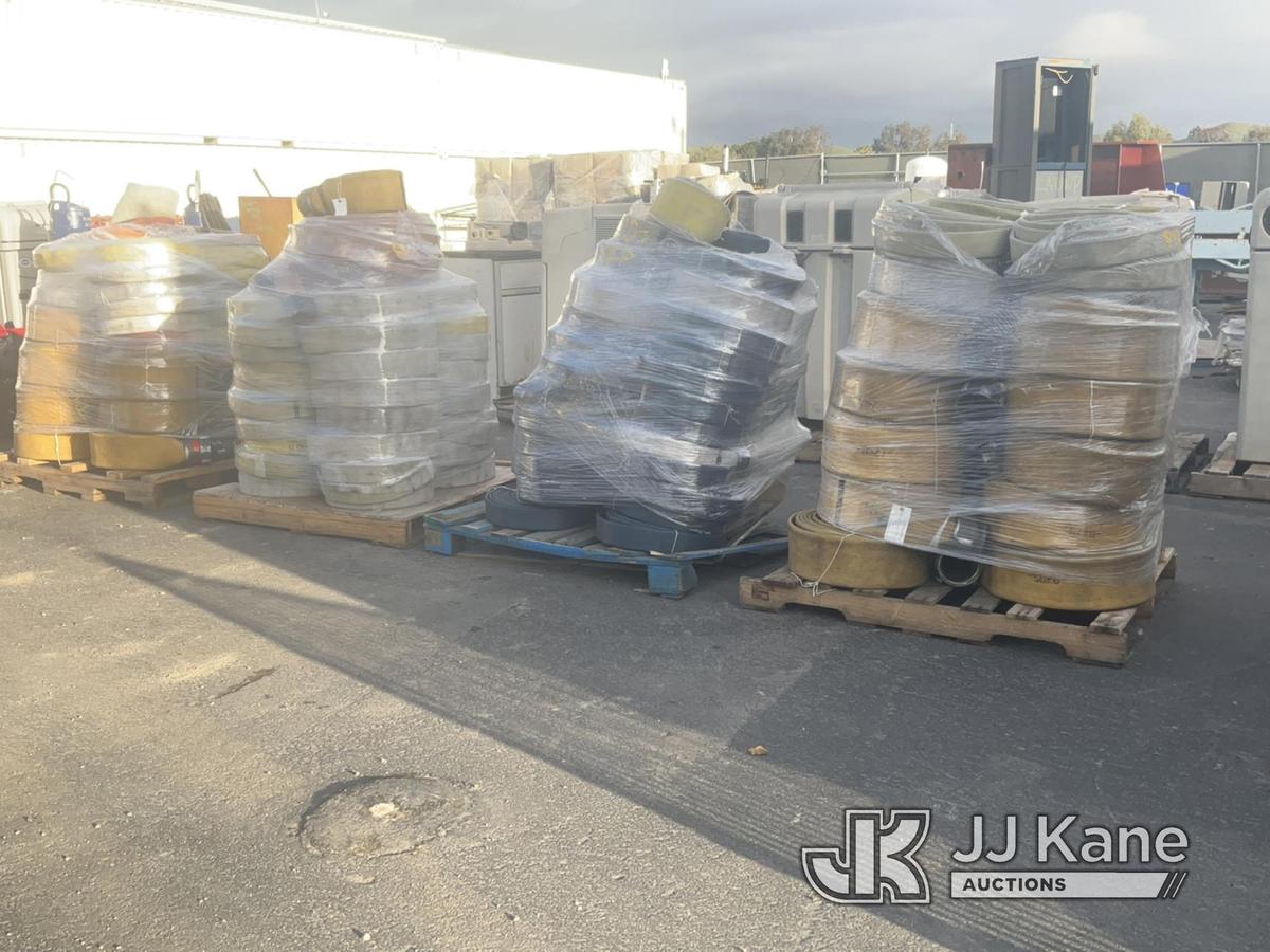 (Jurupa Valley, CA) 4 Pallets Of Fire Hose (Used ) NOTE: This unit is being sold AS IS/WHERE IS via