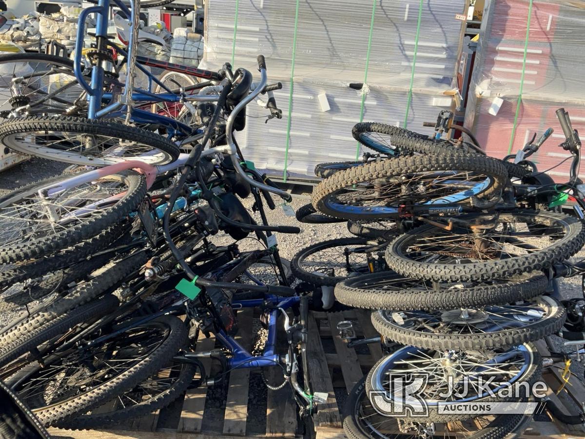 (Jurupa Valley, CA) 2 Pallets Of Bicycles (wood pallet not included) (Used ) NOTE: This unit is bein