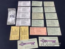 (Jurupa Valley, CA) Disneyland Collectible Admission Tickets (Used) NOTE: This unit is being sold AS