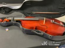 (Jurupa Valley, CA) Cello With Hardcase (Used) NOTE: This unit is being sold AS IS/WHERE IS via Time