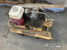 (Jurupa Valley, CA) Dewalt Air Compressor (Used) NOTE: This unit is being sold AS IS/WHERE IS via Ti