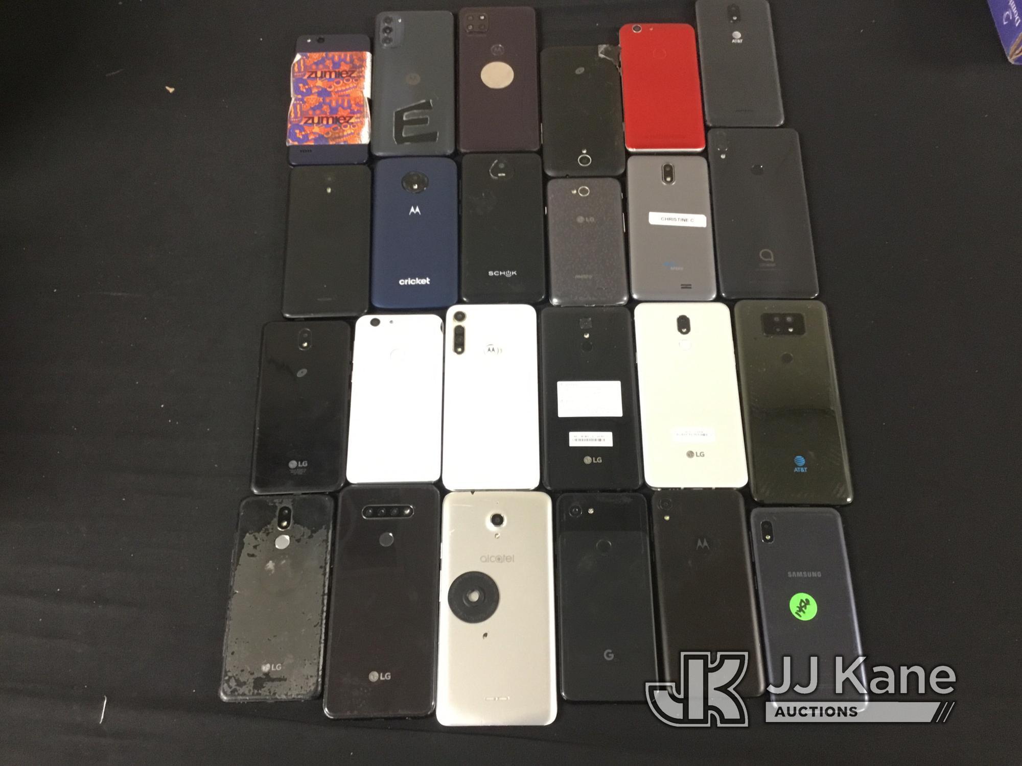 (Jurupa Valley, CA) 24 Cell Phones Various Brands Used