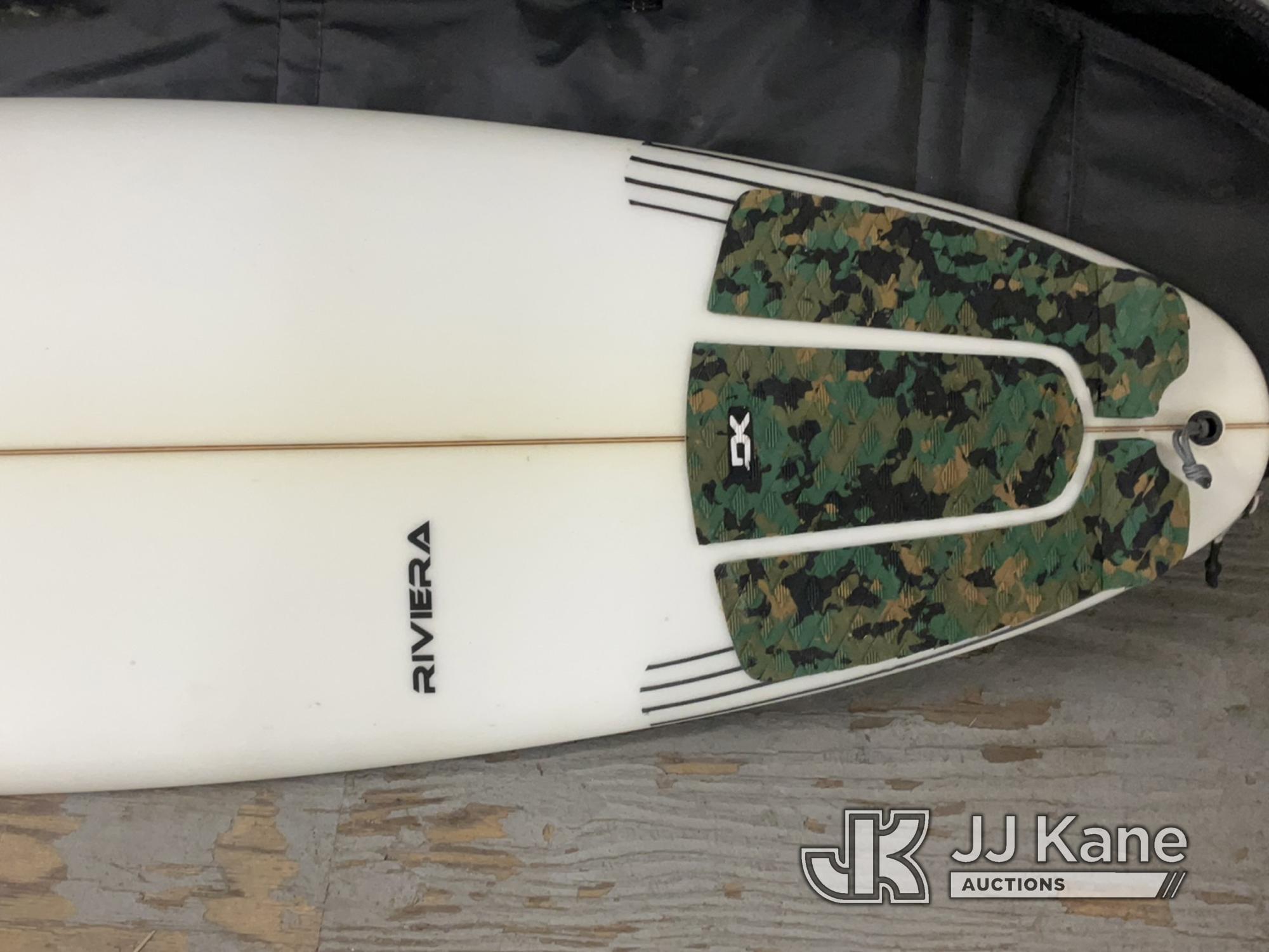 (Jurupa Valley, CA) Surfboard (Used) NOTE: This unit is being sold AS IS/WHERE IS via Timed Auction