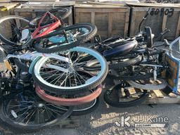 (Jurupa Valley, CA) 2 Pallets Of Bicycles (wood pallet not included) (Used ) NOTE: This unit is bein