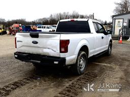 (Charlotte, MI) 2016 Ford F150 4x4 Extended-Cab Pickup Truck Runs, Moves, Jump To Start, Engine Ligh