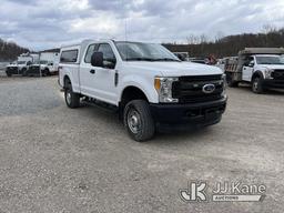 (Smock, PA) 2017 Ford F250 4x4 Extended-Cab Pickup Truck Runs & Moves, Check Engine Light On, Rust D