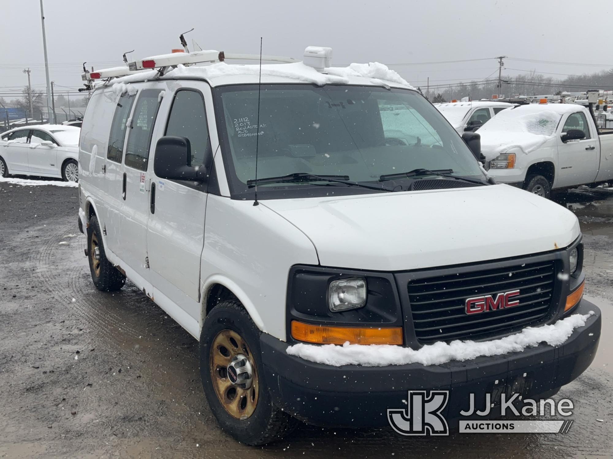 (Rome, NY) 2013 GMC Savana G1500 AWD Cargo Van Runs & Moves, Body & Rust Damage