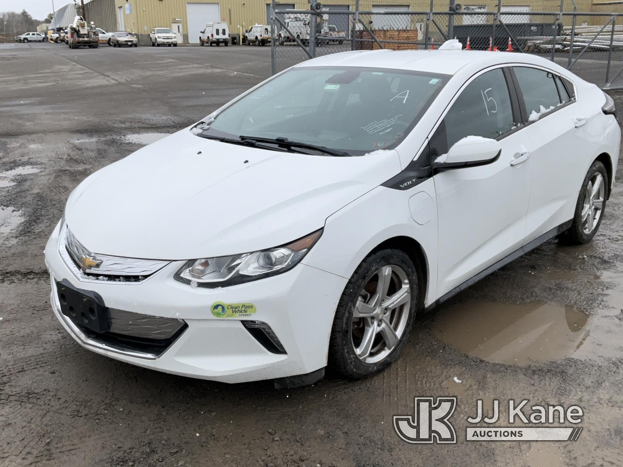 (Rome, NY) 2017 Chevrolet Volt Hydrid 4-Door Hatch Back Runs & Moves, Body & Rust Damage, Service Ba