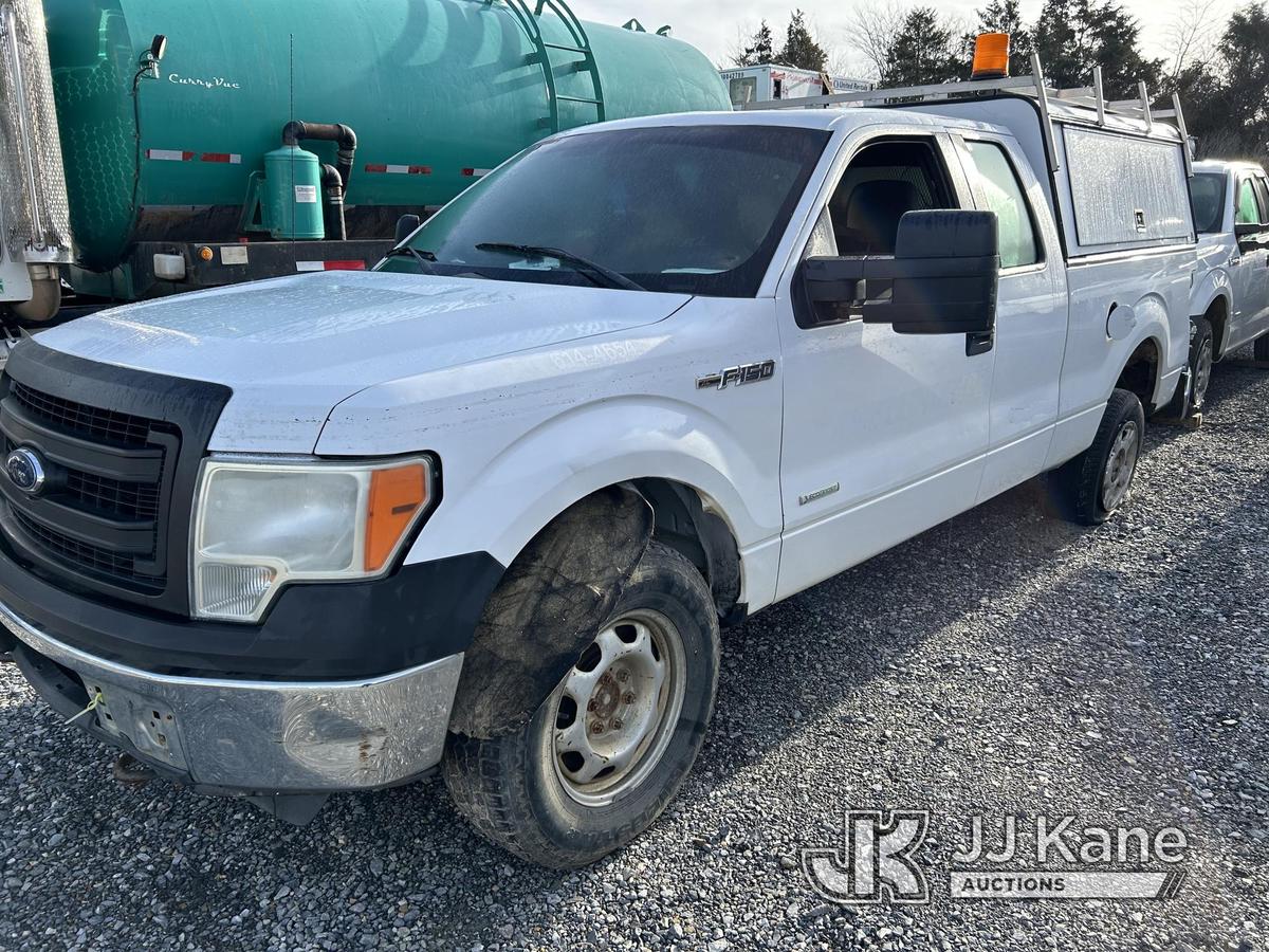 (Hagerstown, MD) 2014 Ford F150 4x4 Extended-Cab Pickup Truck Not Running, Missing Battery, Conditio