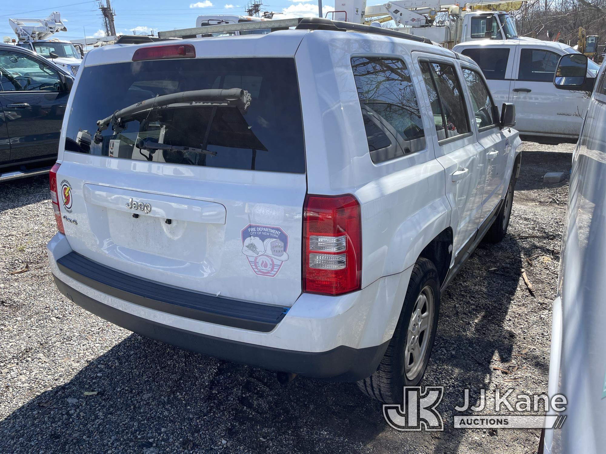 (Plymouth Meeting, PA) 2014 Jeep Patriot 4x4 4-Door Sport Utility Vehicle Not Running, Condition Unk