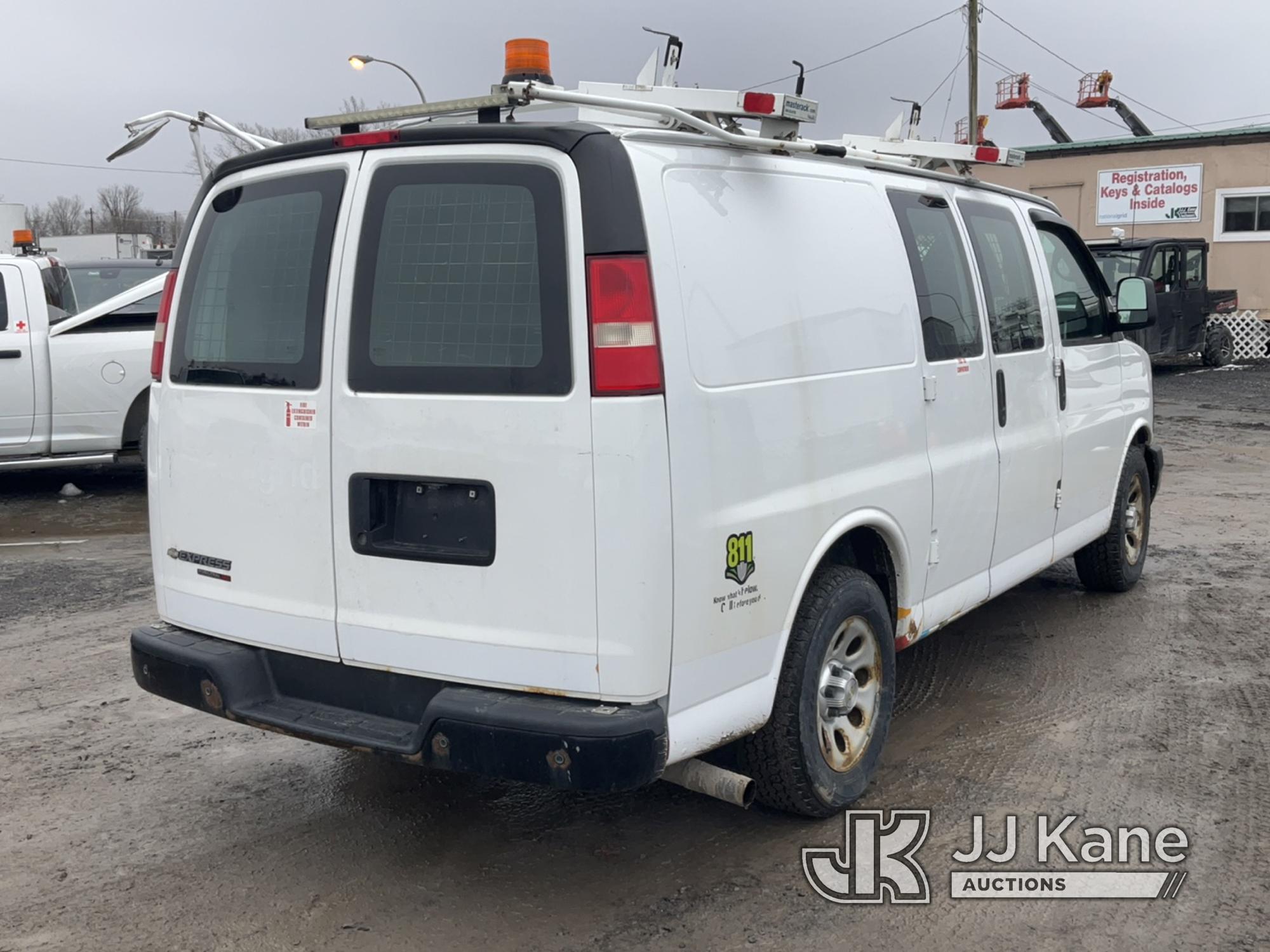 (Rome, NY) 2013 Chevrolet Express G1500 AWD Cargo Van Runs & Moves, Body & Rust Damage