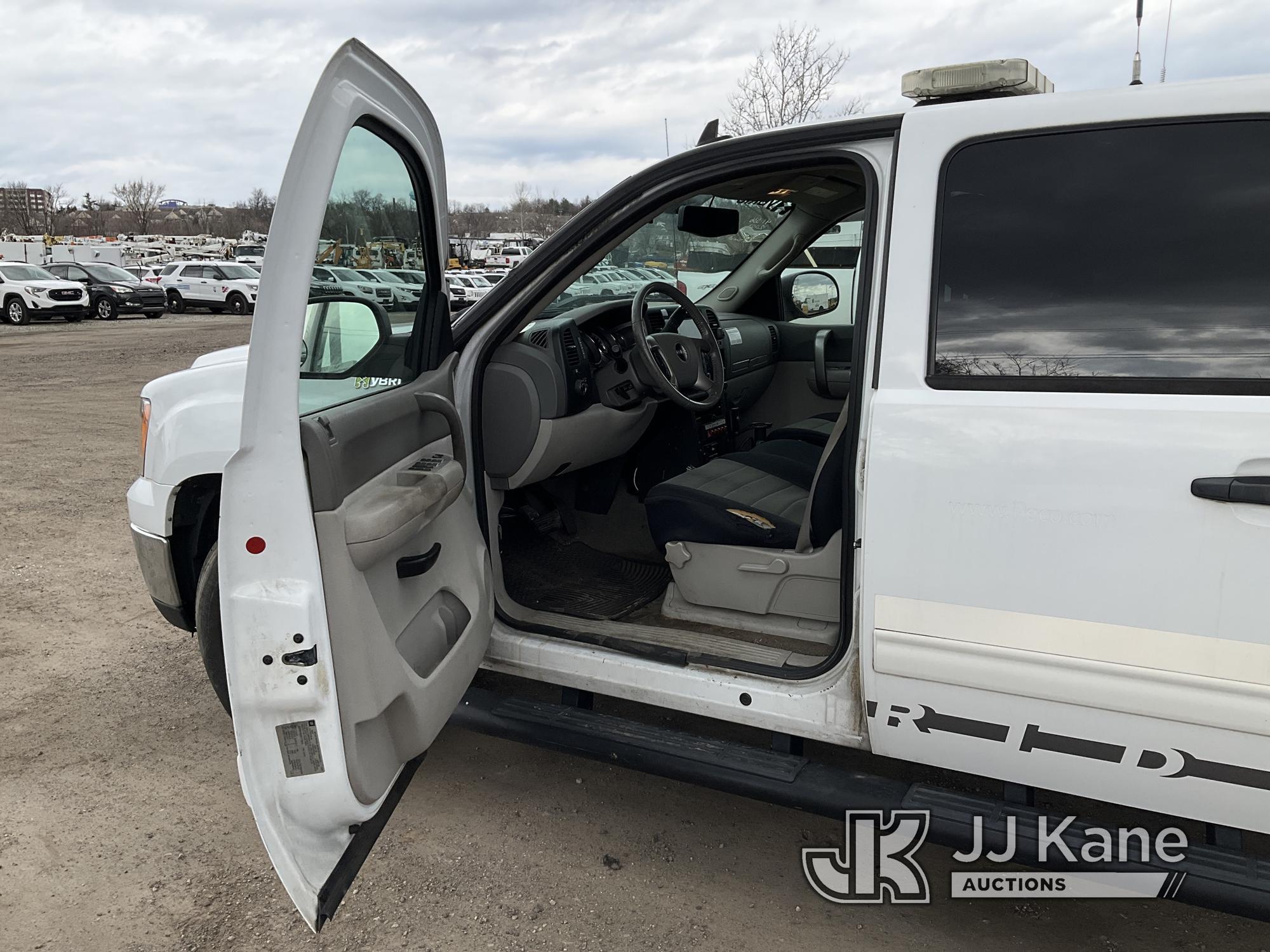 (Plymouth Meeting, PA) 2009 GMC Sierra Hybrid 4x4 Crew-Cab Pickup Truck Runs & Moves, Body & Rust Da