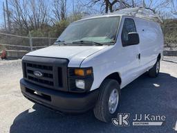 (Plymouth Meeting, PA) 2011 Ford E250 Cargo Van Runs & Moves, Body & Rust Damage, Low Fuel