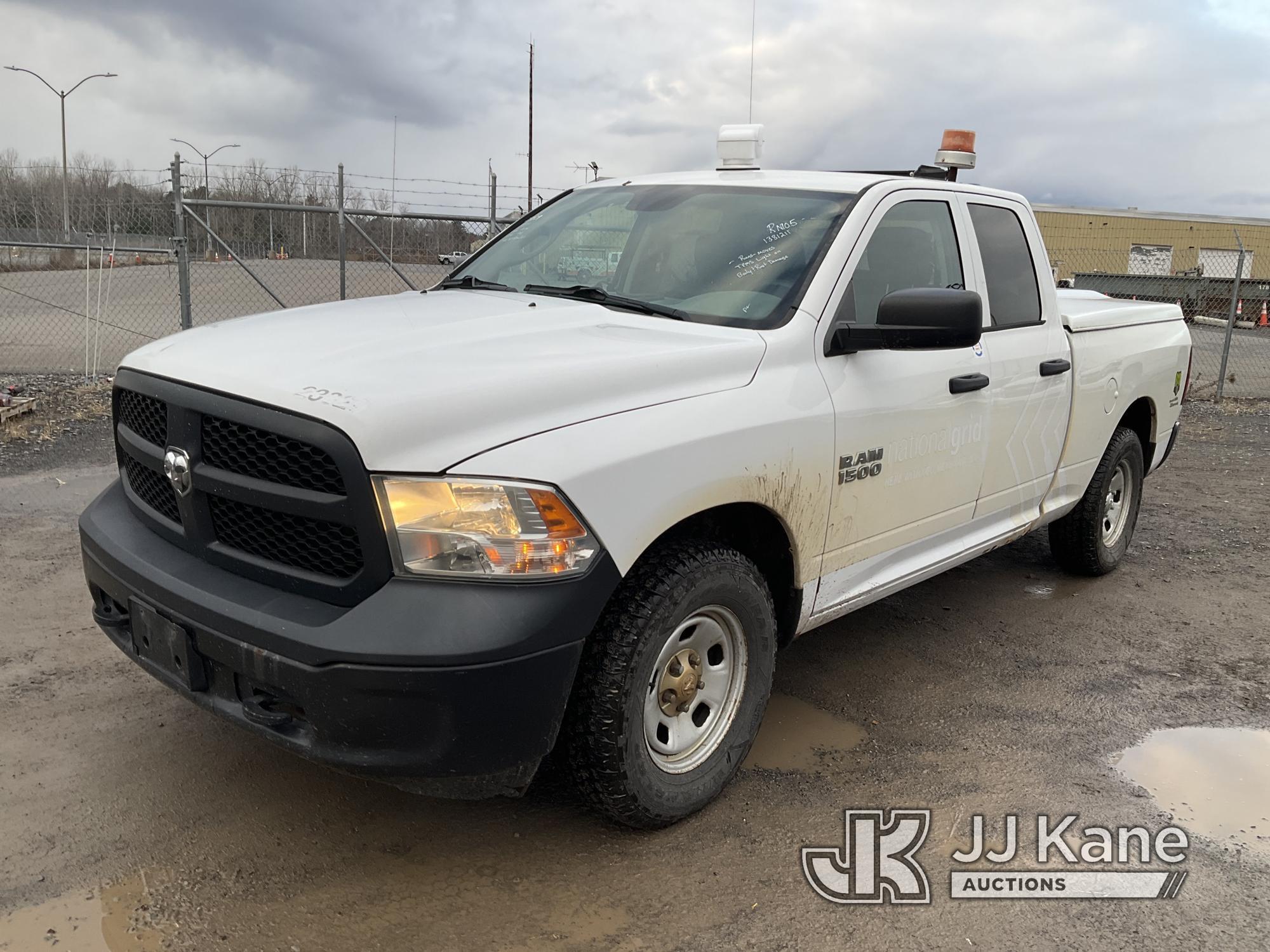 (Rome, NY) 2014 RAM 1500 4x4 Extended-Cab Pickup Truck Runs & Moves, TPMS Light On, Body & Rust Dama