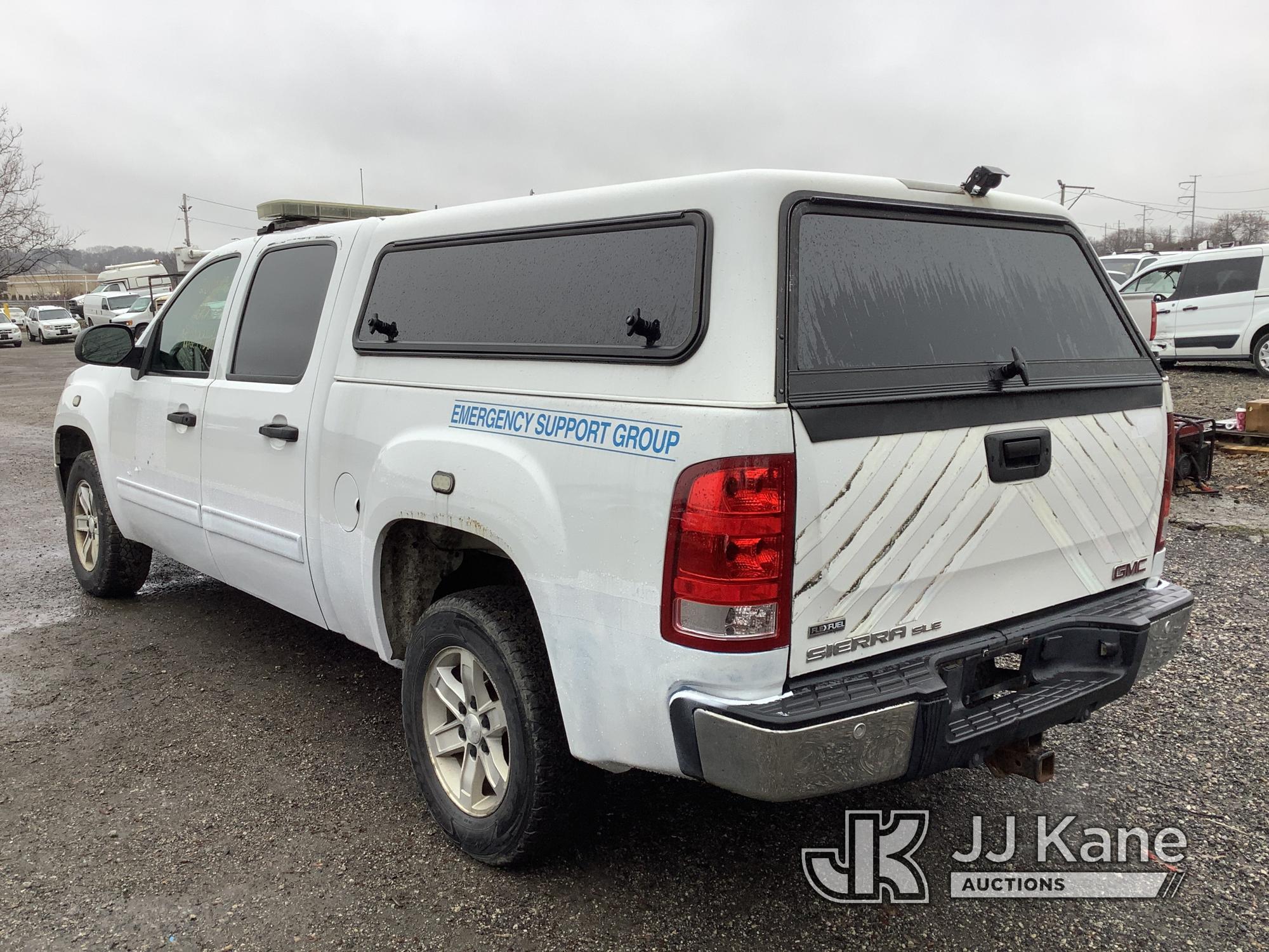 (Plymouth Meeting, PA) 2009 GMC Sierra 1500 4x4 Crew-Cab Pickup Truck Runs & Moves, Body & Rust Dama