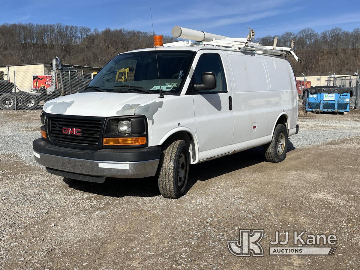 (Smock, PA) 2012 GMC Savana G2500 Cargo Van Runs & Moves, Paint, Body & Rust Damage