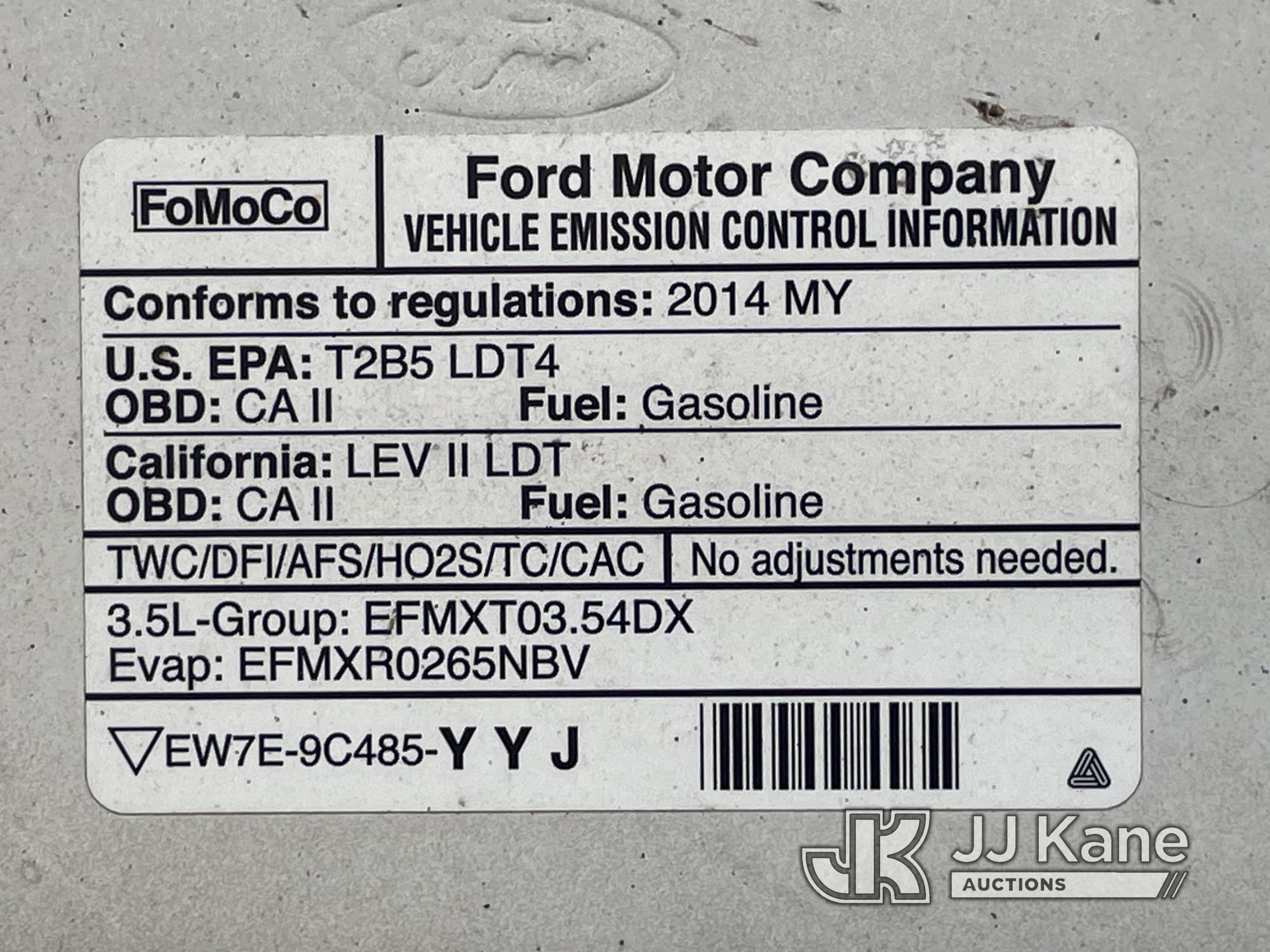(Plymouth Meeting, PA) 2014 Ford F150 4x4 Extended-Cab Pickup Truck Seller States Needs New Motor, B
