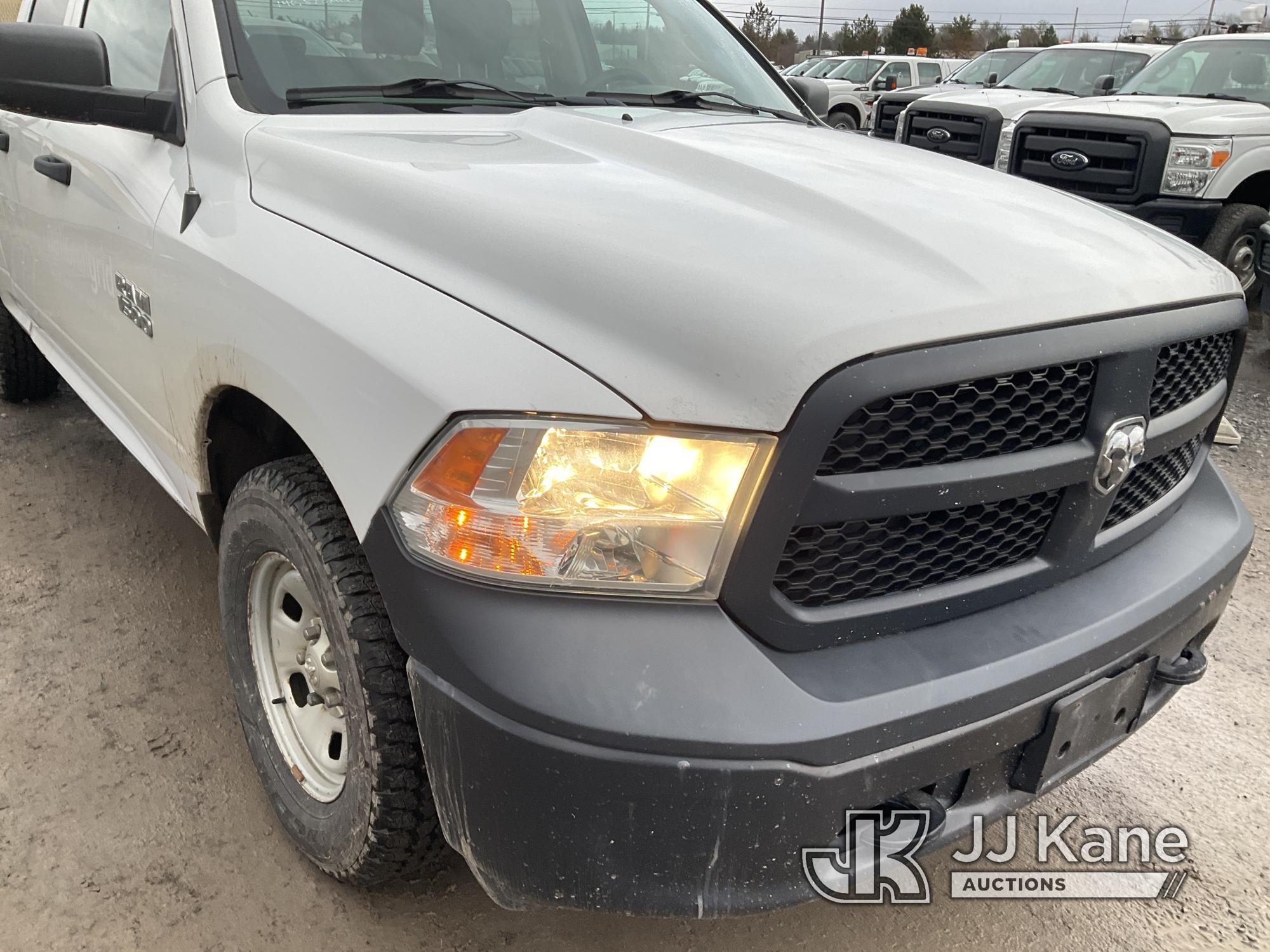 (Rome, NY) 2014 RAM 1500 4x4 Extended-Cab Pickup Truck Runs & Moves, TPMS Light On, Body & Rust Dama