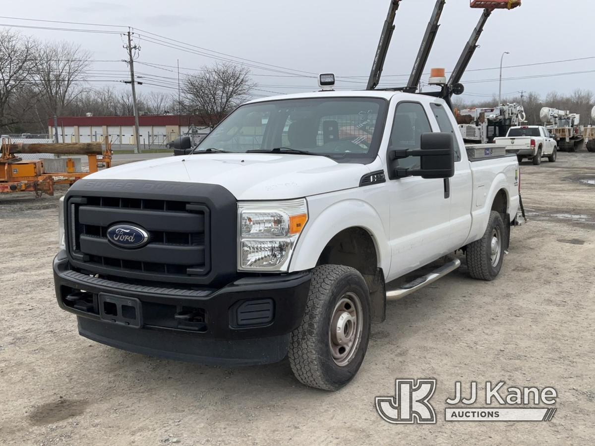 (Rome, NY) 2015 Ford F250 4x4 Extended-Cab Pickup Truck Runs & Moves, Body & Rust Damage, Liftgate O