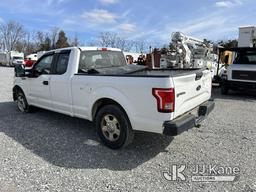 (Hagerstown, MD) 2016 Ford F150 4x4 Extended-Cab Pickup Truck Runs, Flat Tires, Rust & Body Damage,