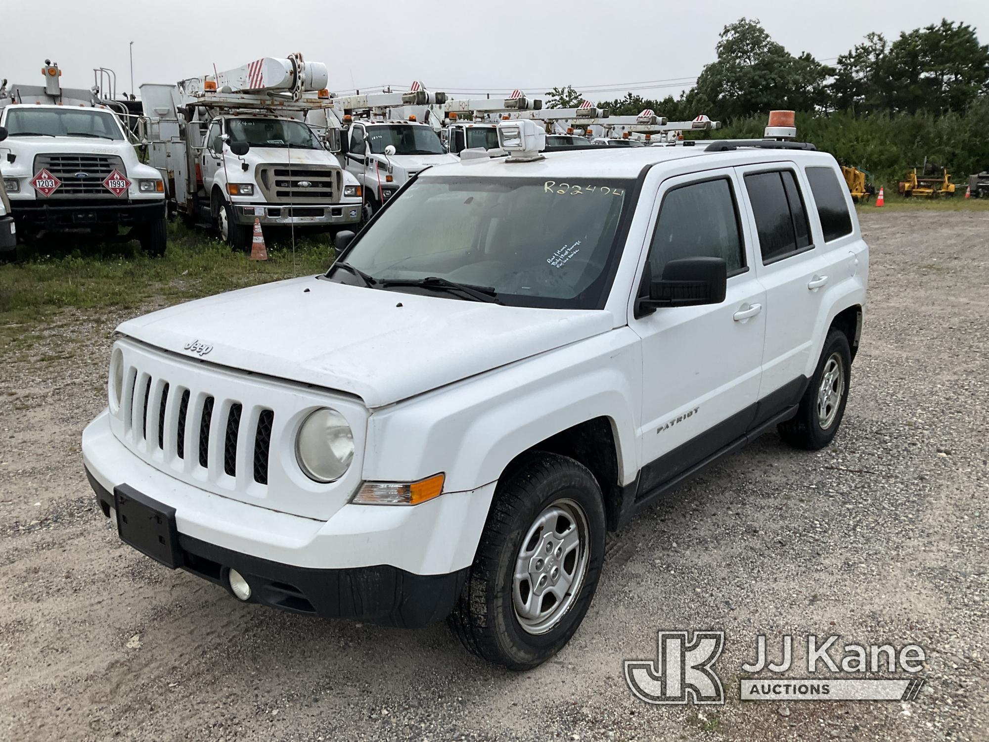 (Bellport, NY) 2013 Jeep Patriot 4x4 4-Door Sport Utility Vehicle Runs & Moves, Engine Noise, Body &