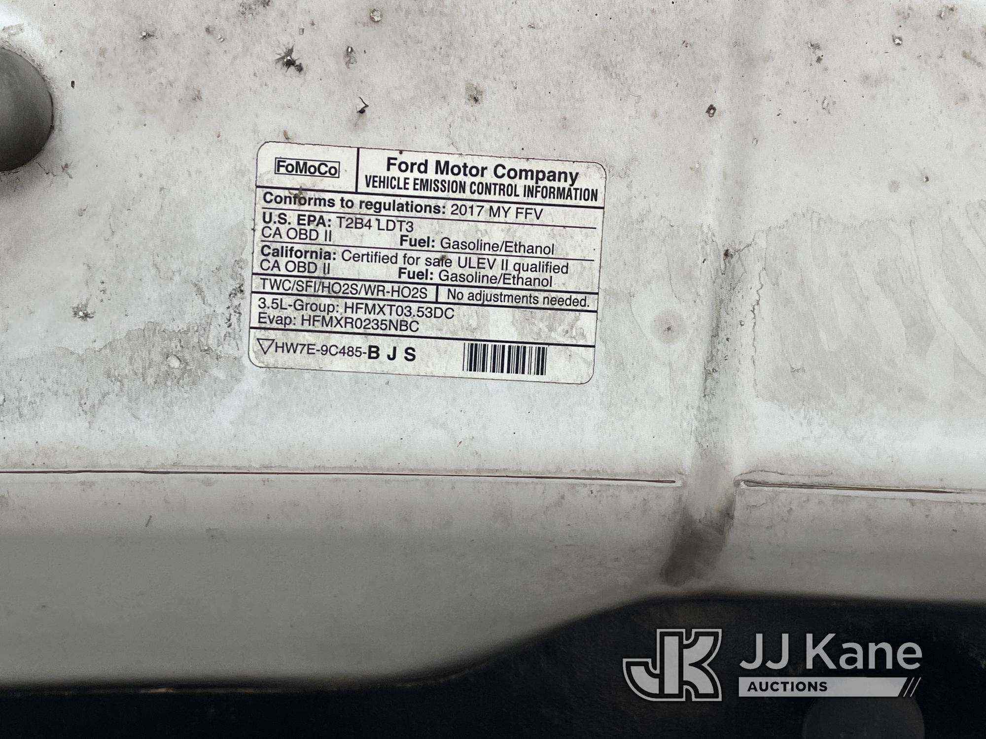 (Smock, PA) 2017 Ford F150 4x4 Extended-Cab Pickup Truck Runs & Moves, Rust Damage