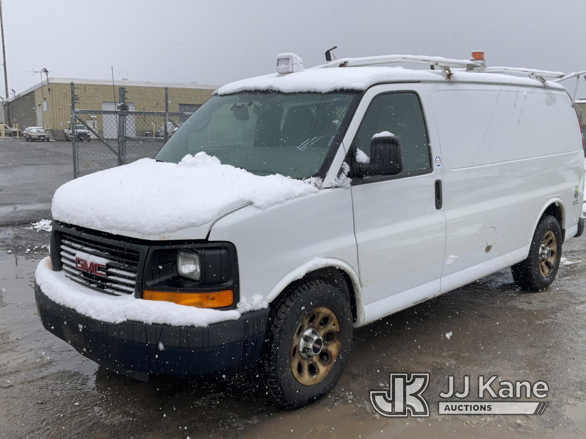 (Rome, NY) 2013 GMC Savana G1500 AWD Cargo Van Runs & Moves, Body & Rust Damage, Check Engine Light