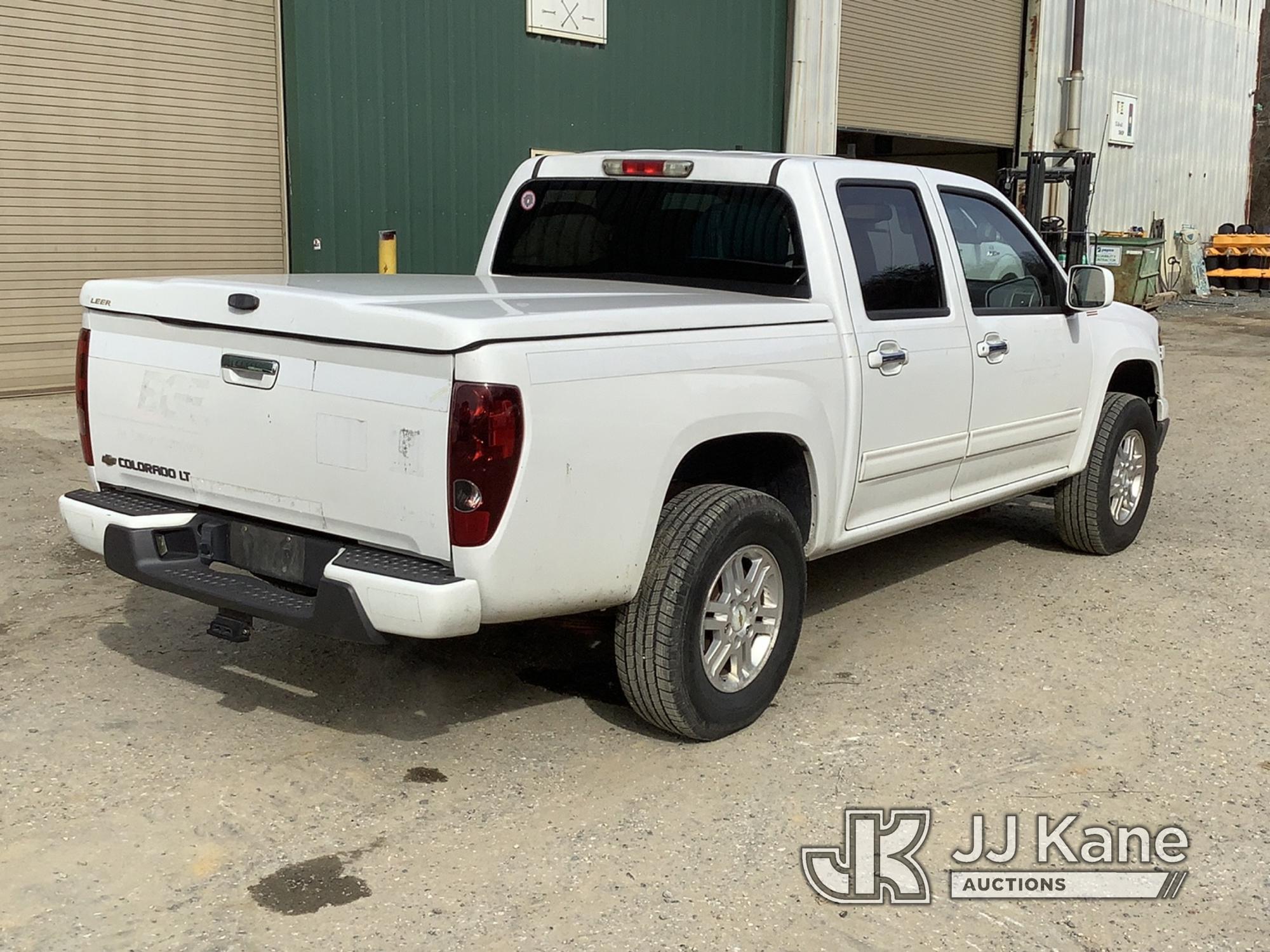 (Harmans, MD) 2011 Chevrolet Colorado Crew-Cab Pickup Truck Runs & Moves, Jump To Start, Rust & Body