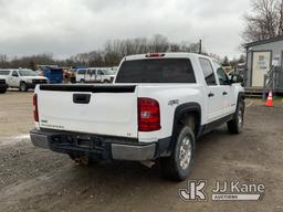 (Charlotte, MI) 2010 Chevrolet Silverado 1500 4x4 Crew-Cab Pickup Truck Runs, Moves, Rust, Body Dama