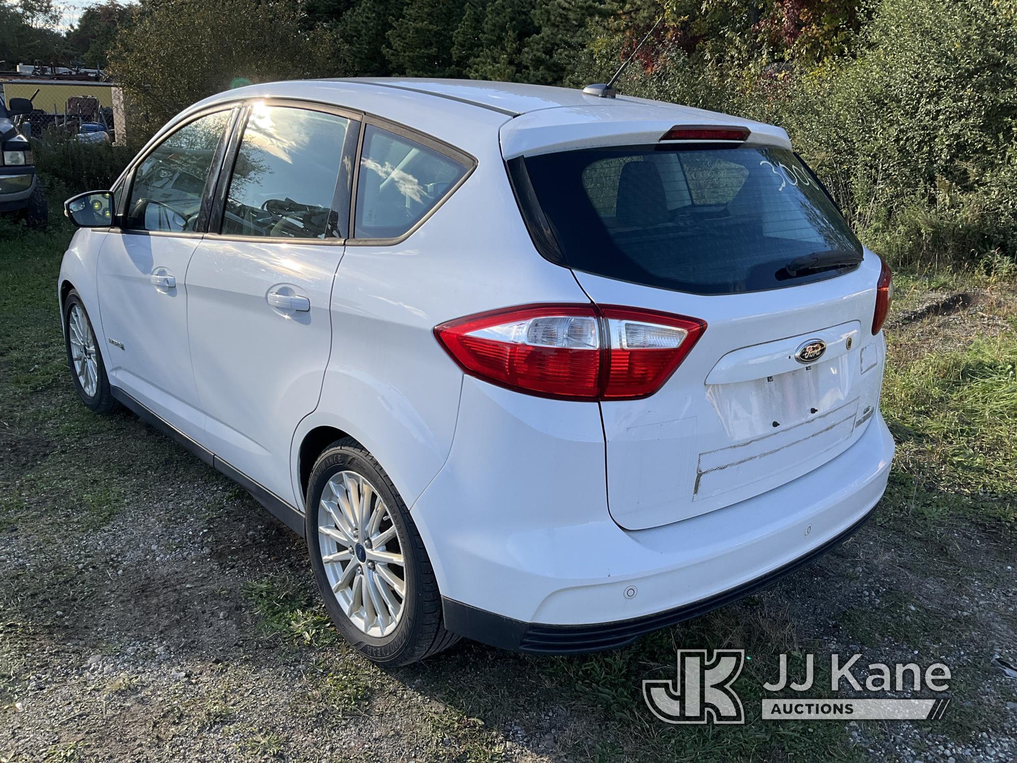 (Bellport, NY) 2016 Ford C-Max Hybrid 4-Door Hatch Back Runs & Moves, Stop Safely Warning On, Bad Ba