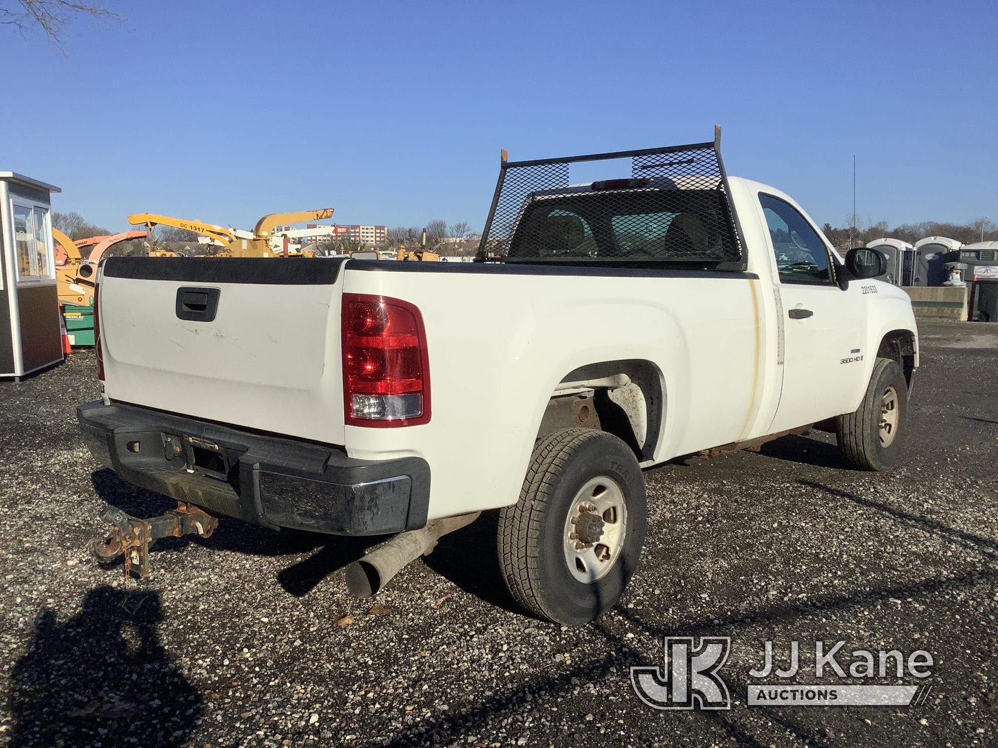 (Plymouth Meeting, PA) 2008 GMC Sierra 3500HD 4x4 Pickup Truck Runs & Moves, Check Engine Light On,