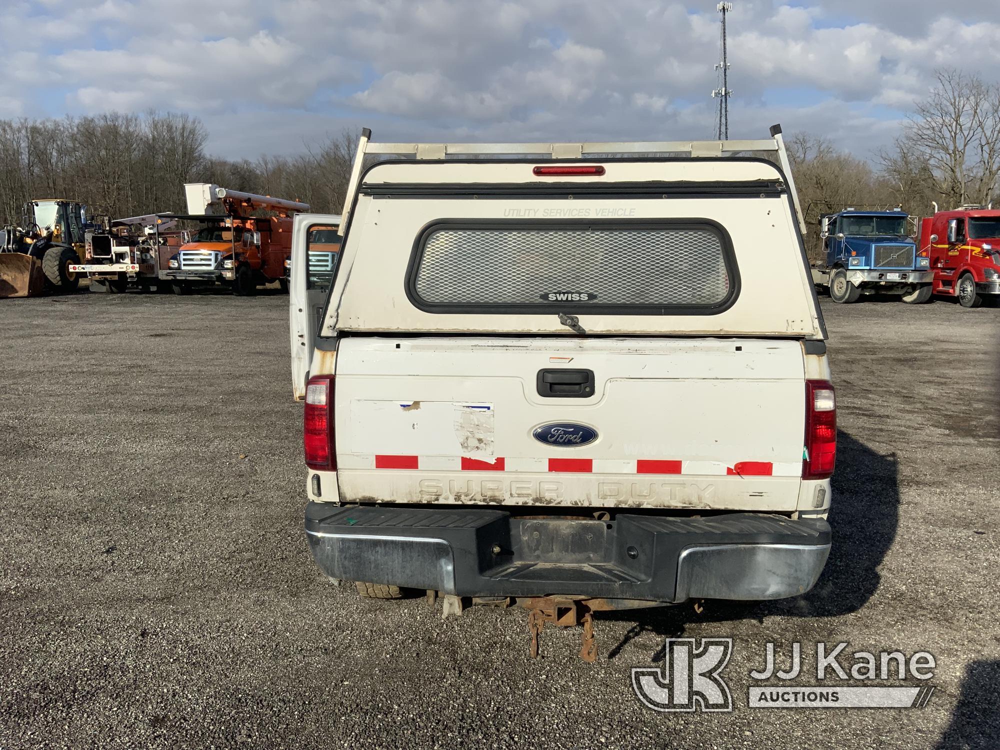 (Ashland, OH) 2015 Ford F250 4x4 Extended-Cab Pickup Truck Runs & Moves) (Check Engine Light On, Rus