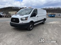 (Smock, PA) 2019 Ford Transit Cargo Van CNG Only) (Runs & Moves, Broken Driver Door Latch Release/Wi