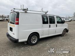 (Shrewsbury, MA) 2011 GMC Savana G1500 AWD Cargo Van Runs & Moves) (Bad Front Curbside Tire, Tire Of