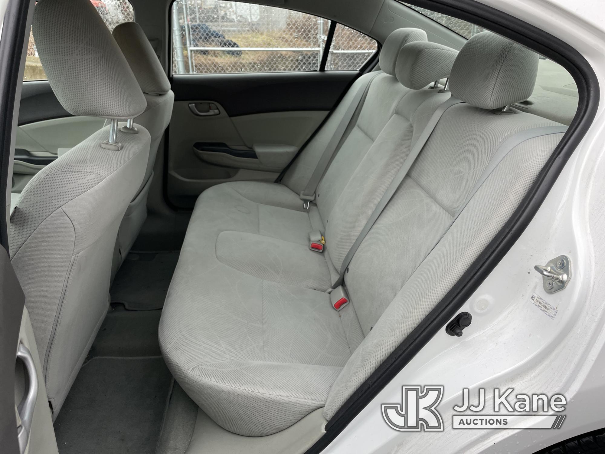 (Plymouth Meeting, PA) 2012 Honda Civic 4-Door Sedan CNG Only) (Runs & Moves, ABS Light ON, Traction