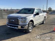 2016 Ford F150 Crew-Cab Pickup Truck Runs, Moves, Runs Rough, Bad Motor, Engine Light, Battery Light