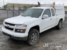 2012 Chevrolet Colorado 4x4 Extended-Cab Pickup Truck Runs & Moves, Body & Rust Damage