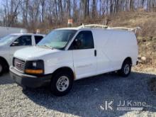 2014 GMC Savana G2500 Cargo Van Bad Engine, Not Running, Cranks, Condition Unknown, Interior Apart, 