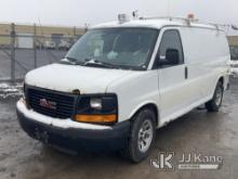 2013 GMC Savana G1500 AWD Cargo Van Runs & Moves, Body & Rust Damage