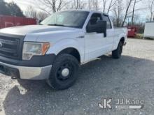 2014 Ford F150 4x4 Extended-Cab Pickup Truck Runs & Moves, Jump To Start, Check Engine Light On, Rus