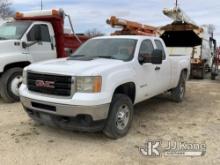 2011 GMC Sierra 2500 4x4 Extended-Cab Pickup Truck Not Running, Cranks With Jump, Rust, BUYER LOAD. 
