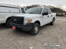 2012 Ford F150 4x4 Crew-Cab Pickup Truck Not Running, Condition Unknown, Rust, Paint & Body Damage