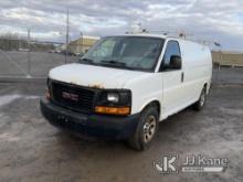 2013 GMC Savana G1500 AWD Cargo Van Runs & Moves, TPMS Light On, Body & Rust Damage