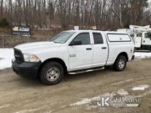 2014 RAM 1500 4x4 Extended-Cab Pickup Truck Runs & Moves) (Frozen Alternator Belt, Belt Off, Check E