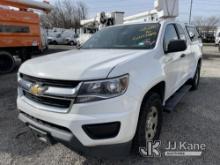 2016 Chevrolet Colorado 4x4 Extended-Cab Pickup Truck Runs Rough & Moves, Body & Rust Damage, Check 
