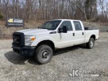 2016 Ford F250 4x4 Crew-Cab Pickup Truck Runs & Moves) (Body & Rust Damage, Check Engine Light On, W