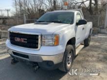 2012 GMC Sierra 2500HD 4x4 Pickup Truck Runs & Moves, Body & Rust Damage, Frame Rotted, Traction Con